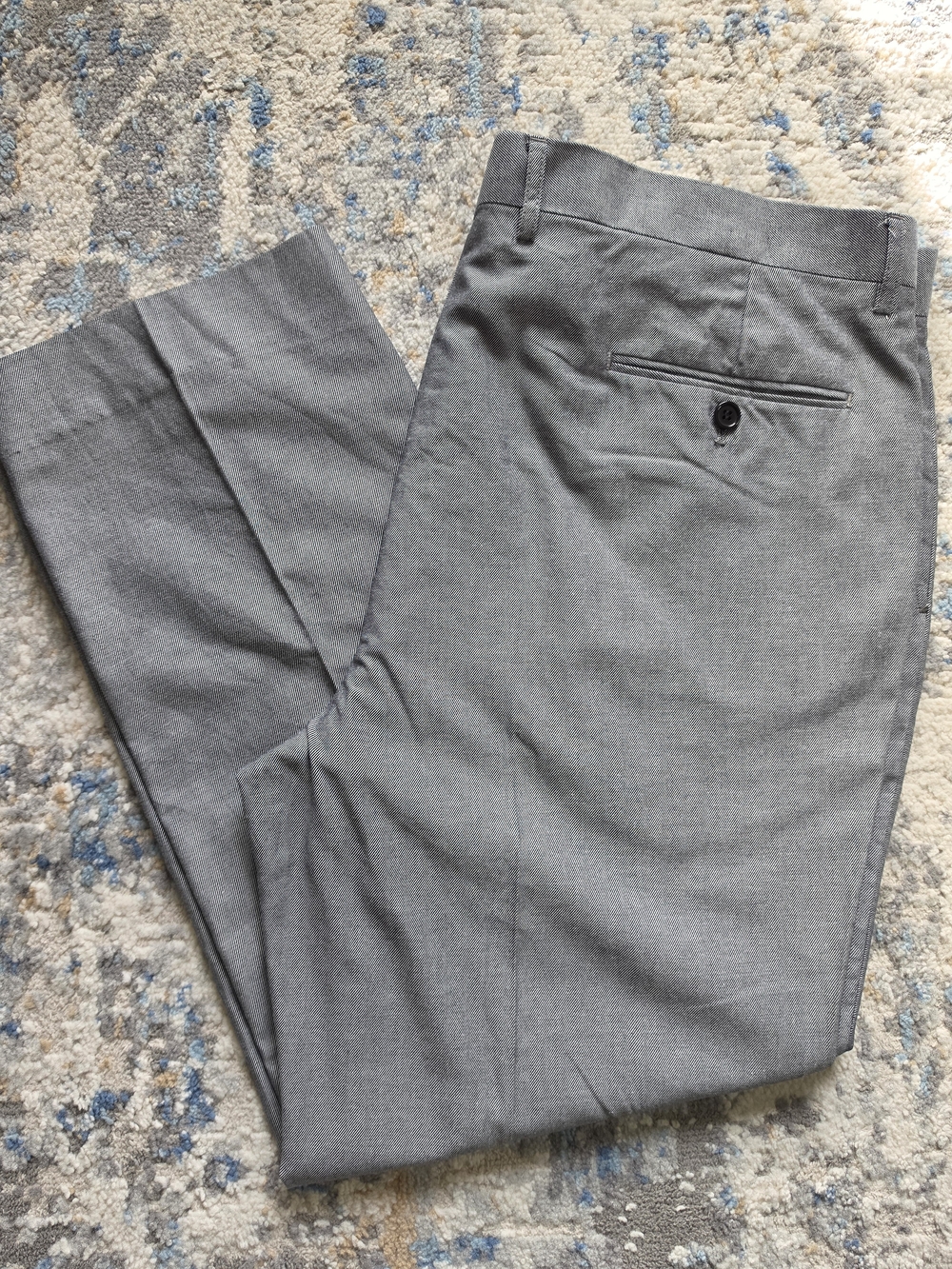 Stars Men's Gray Striped Dress Pants Size 40R